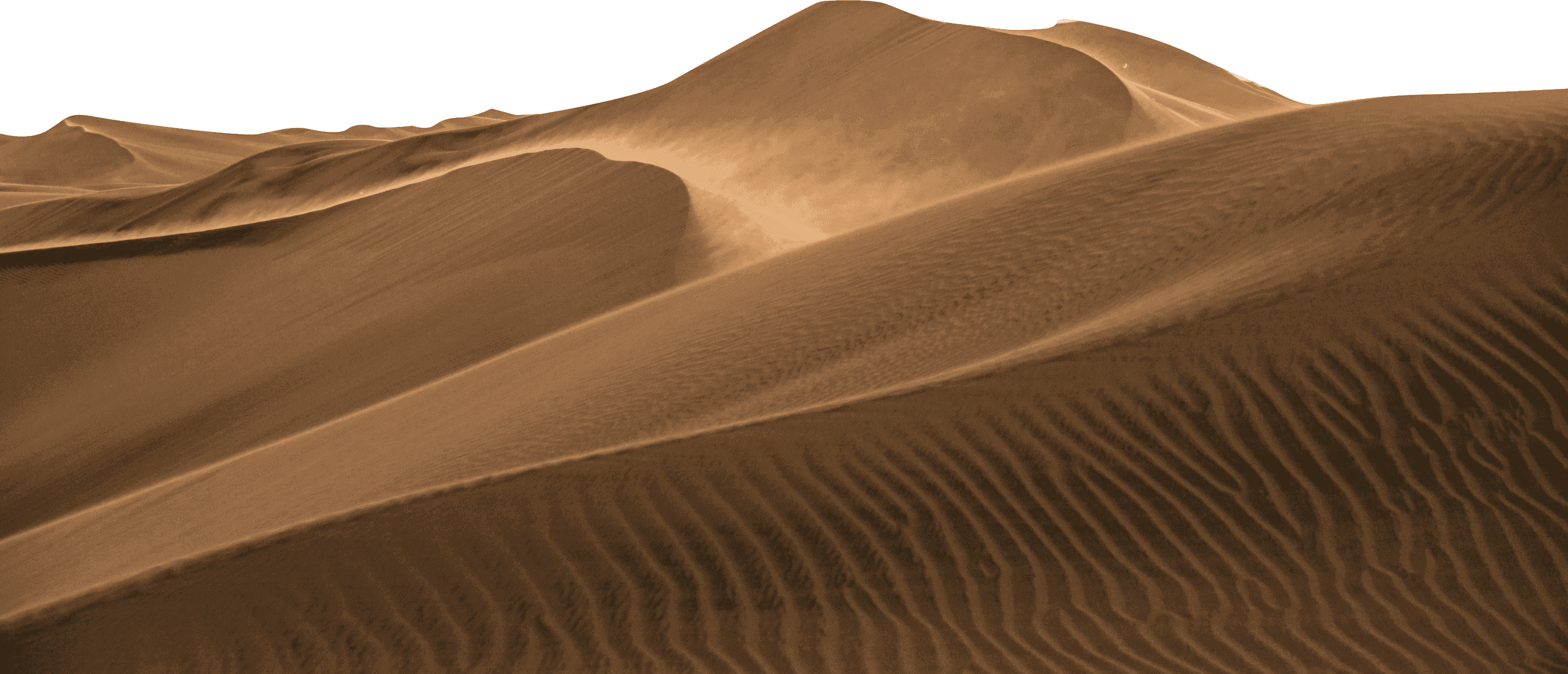 A quiet desert horizon
